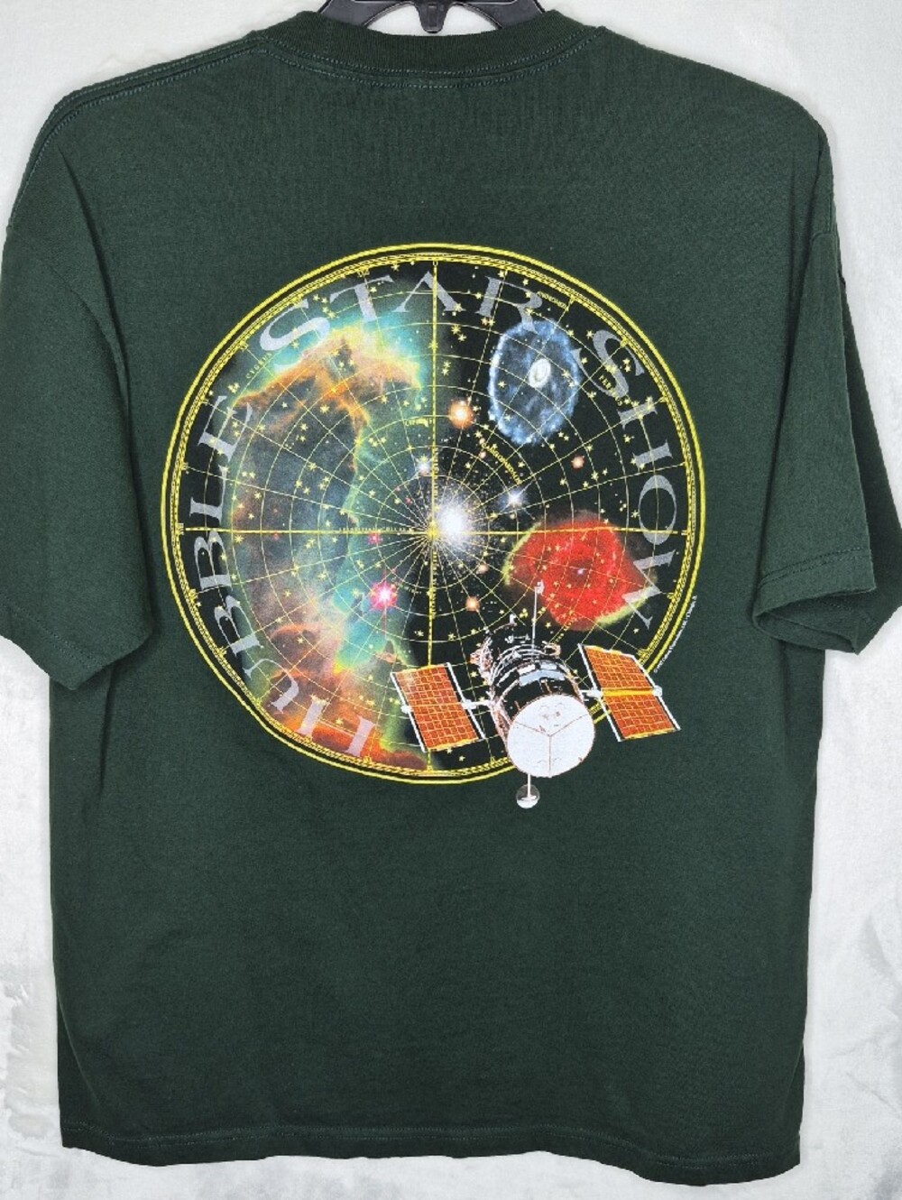 Vintage 1997 Smithsonian Hubble Space Telescope National Air Museum Shirt XL